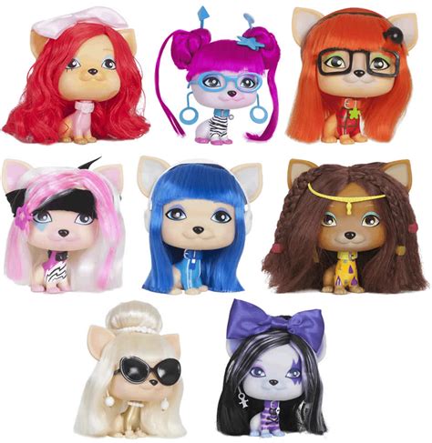 Vip pet - The VIP Pets Bow Power come in an all new transparent hairspray bottle capsule so you can pick which pet to take home. STYLE: Each doll comes with 12 inches of long hair to style! included accessories kids can get creative and create their own unique hairstyles.
